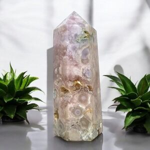 Pink Amethyst‎ Flower Agate (#2)